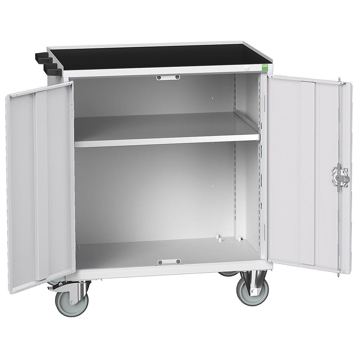 Bott Verso Mobile Cabinets | 800mm Wide, Bott Verso Mobile Cabinets | 800mm Wide, Bott Verso Mobile Cabinet | 965h x 800w x 550d mm | Cupboard | Top Tray & Mat | Light Grey-0