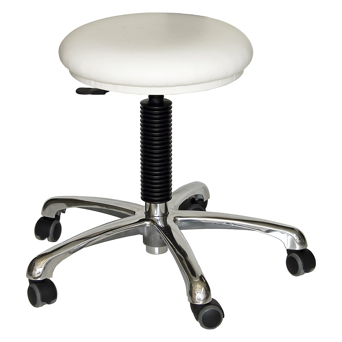 BiGDUG Cleanroom Stools with HEPA Filter, BiGDUG Cleanroom Stools with HEPA Filter, BiGDUG Cleanroom Stool with Castors | 450-600mm Adjustment | White-0