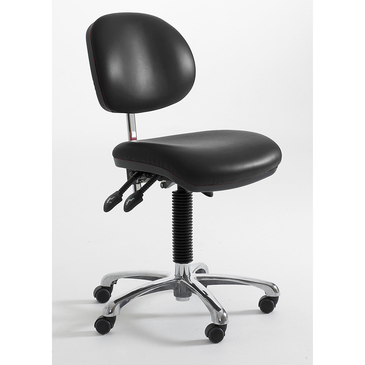 BiGDUG Cleanroom Task Chairs with HEPA Filter, BiGDUG Cleanroom Task Chairs with HEPA Filter, BiGDUG Cleanroom Task Chair with Castors | 450-600mm Adjustment | Black-0