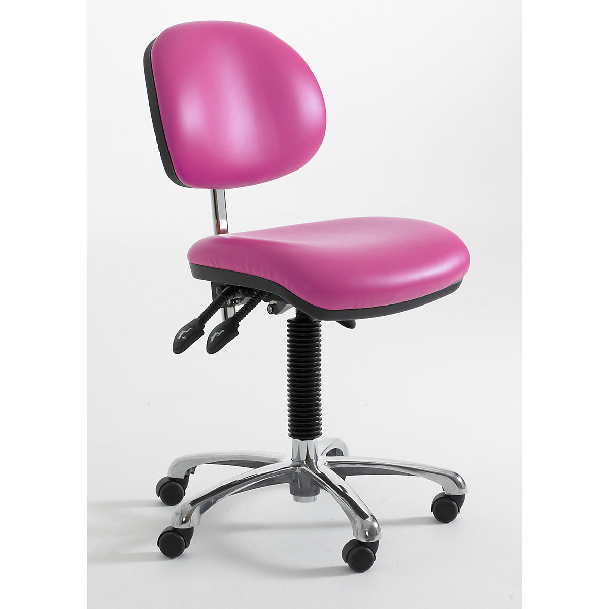 BiGDUG Cleanroom Task Chairs with HEPA Filter, BiGDUG Cleanroom Task Chairs with HEPA Filter, BiGDUG Cleanroom Task Chair with Feet | 450-600mm Adjustment | Candy-0