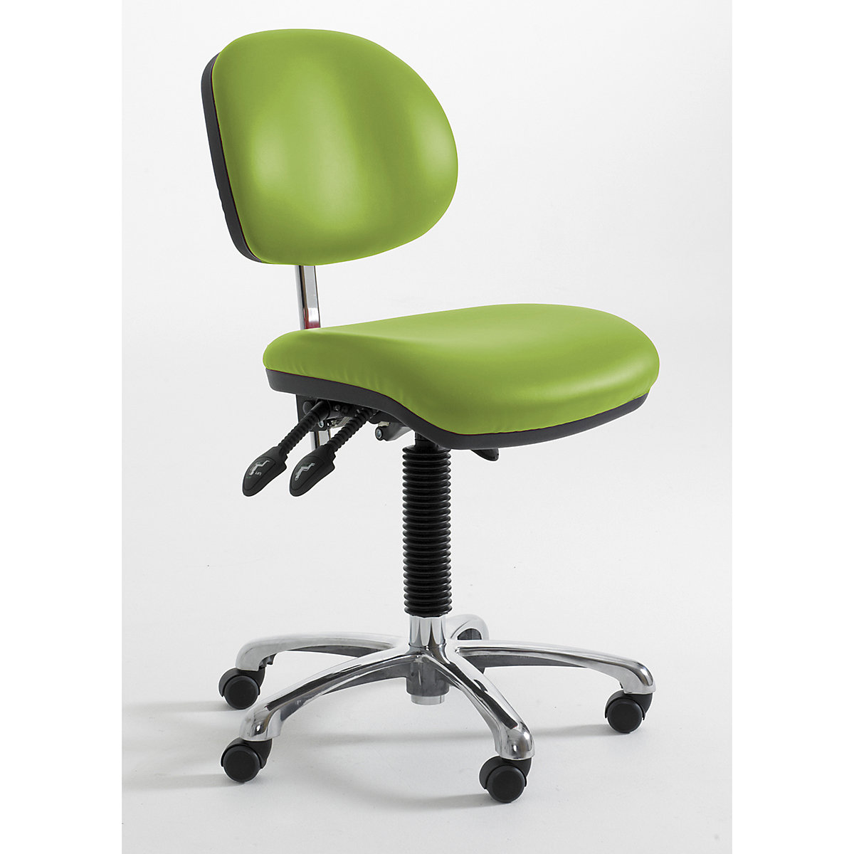 BiGDUG Cleanroom Task Chairs with HEPA Filter, BiGDUG Cleanroom Task Chairs with HEPA Filter, BiGDUG Cleanroom Task Chair with Castors | 450-600mm Adjustment | Citrus-0