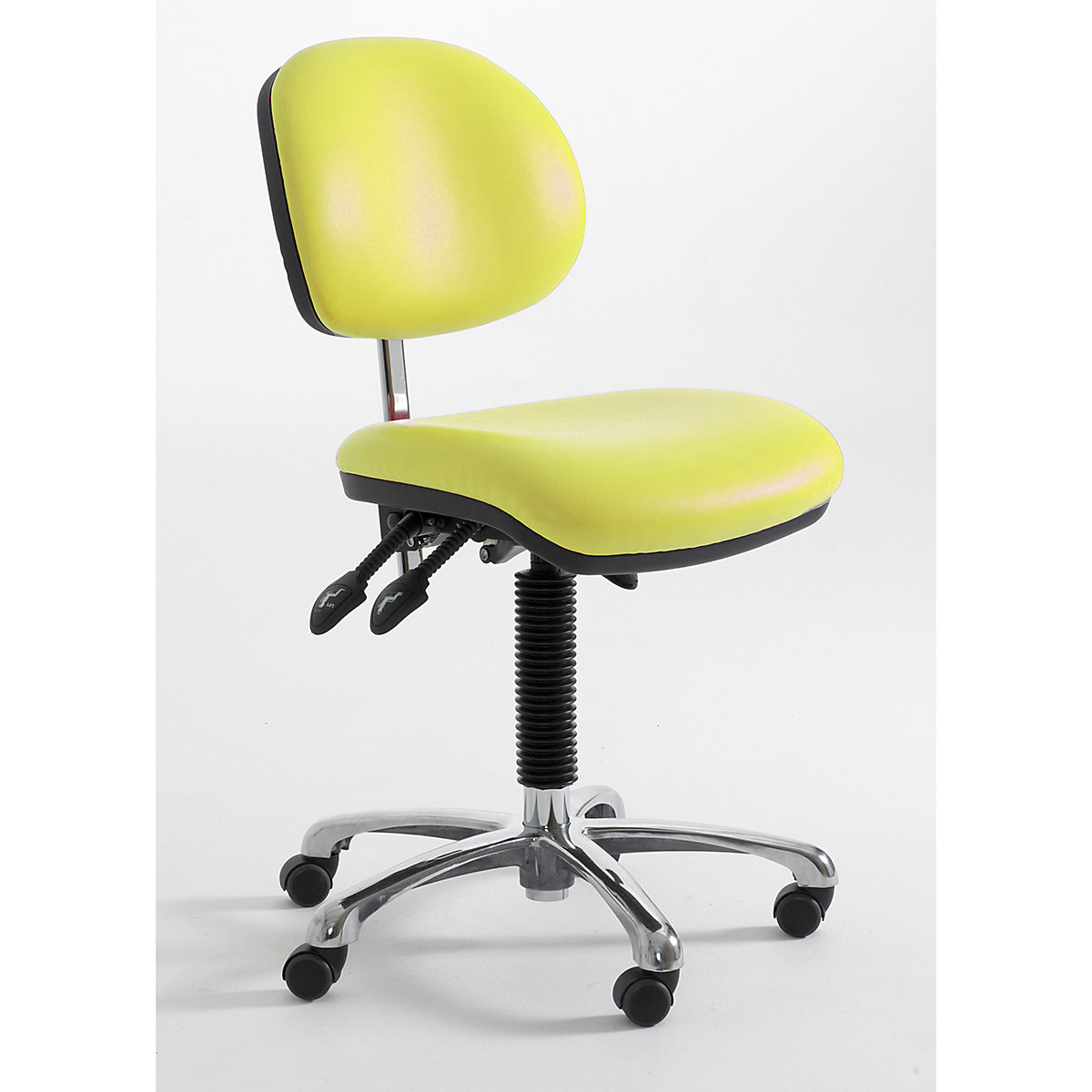 BiGDUG Cleanroom Task Chairs with HEPA Filter, BiGDUG Cleanroom Task Chairs with HEPA Filter, BiGDUG Cleanroom Task Chair with Feet | 450-600mm Adjustment | Lemon-0
