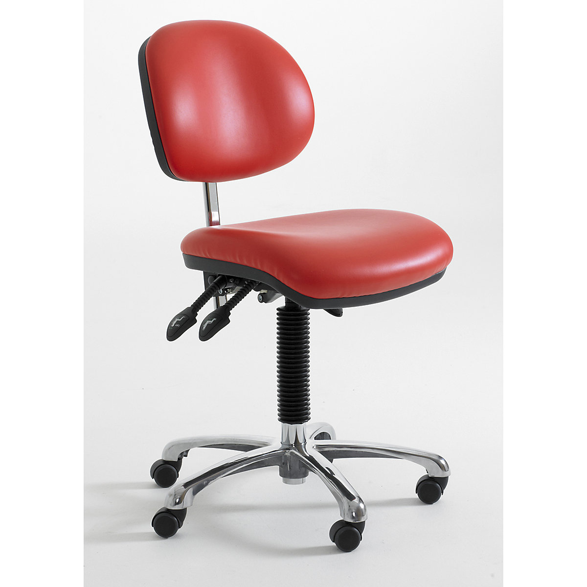 BiGDUG Cleanroom Task Chairs with HEPA Filter, BiGDUG Cleanroom Task Chairs with HEPA Filter, BiGDUG Cleanroom Task Chair with Castors | 450-600mm Adjustment | Rouge-0