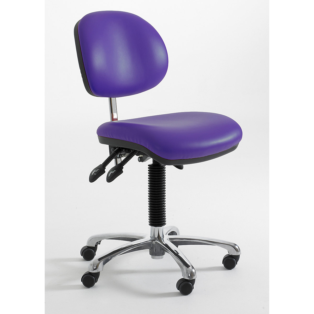 BiGDUG Cleanroom Task Chairs with HEPA Filter, BiGDUG Cleanroom Task Chairs with HEPA Filter, BiGDUG Cleanroom Task Chair with Castors | 450-600mm Adjustment | Ultraviolet-0