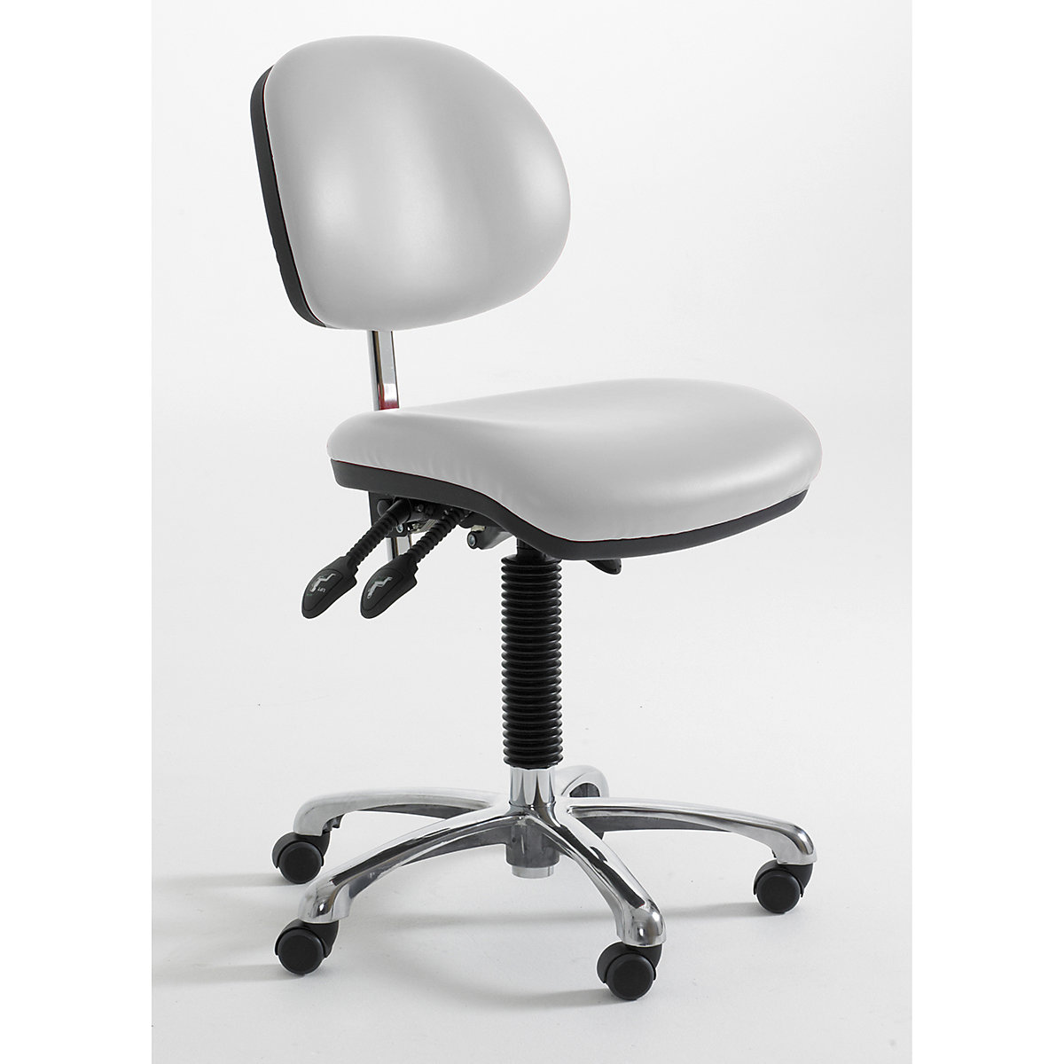 BiGDUG Cleanroom Task Chairs with HEPA Filter, BiGDUG Cleanroom Task Chairs with HEPA Filter, BiGDUG Cleanroom Task Chair with Castors | 450-600mm Adjustment | White-0