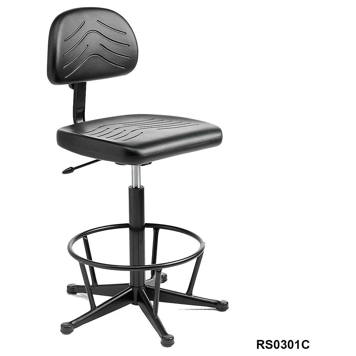 BiGDUG Cushioned Wipe Clean Polyurethane Task Chair (Product illustration 5)-4