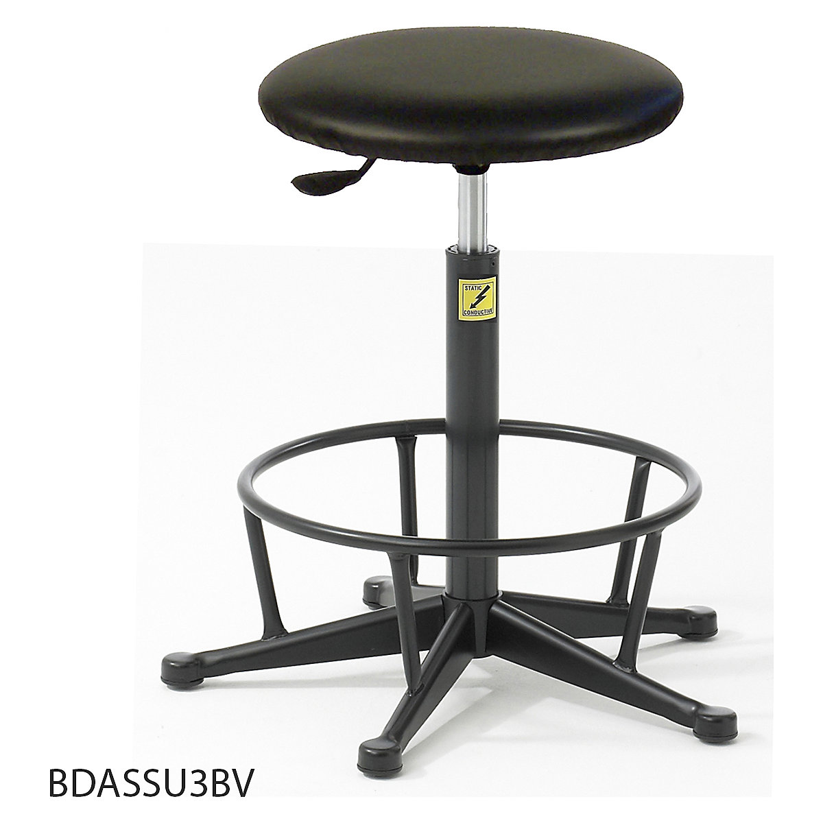 BiGDUG ESD Stools with Fixed Foot Rest (Product illustration 2)-1