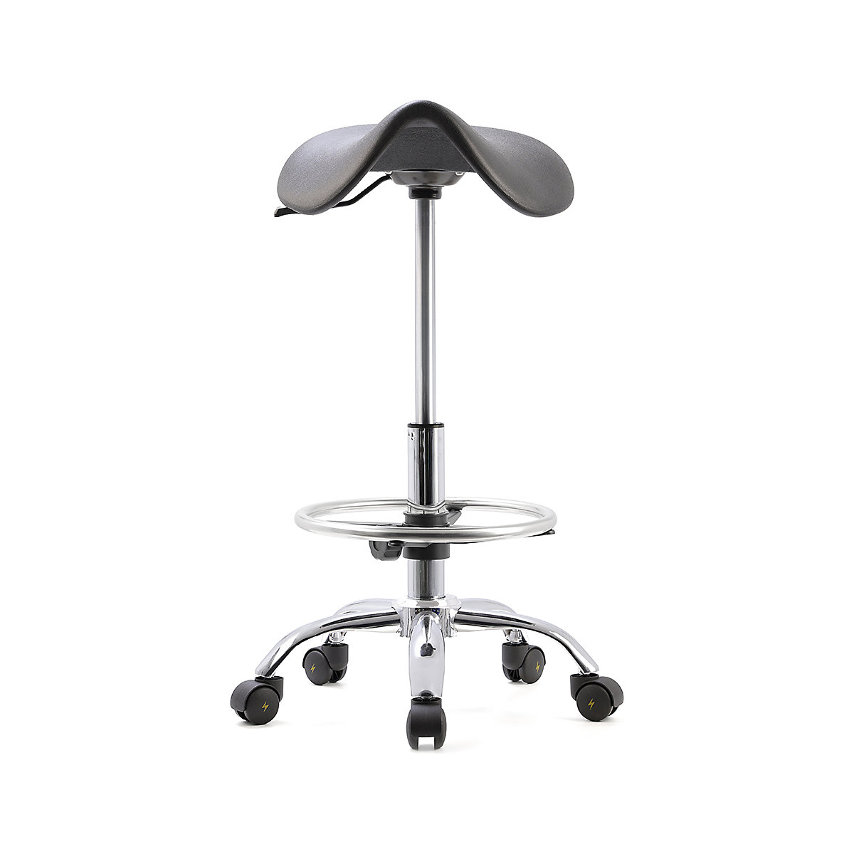 BiGDUG Essentials ESD Anti-Static Saddle Stool (Product illustration 3)-2