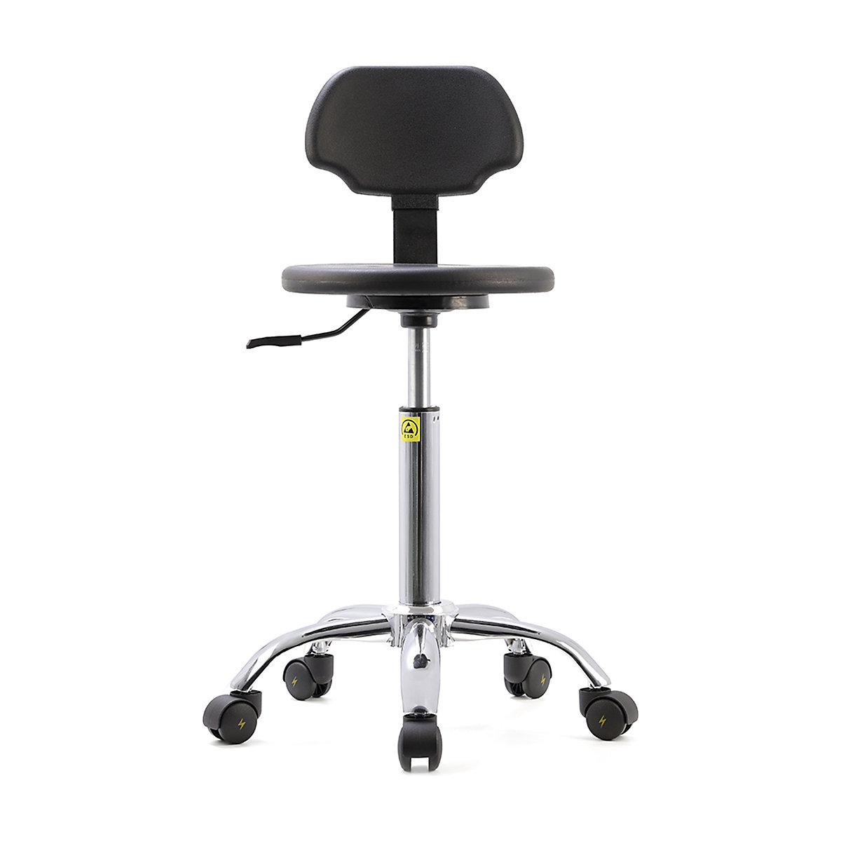 BiGDUG Essentials ESD Anti-Static Stool with Backrest (Product illustration 6)-5