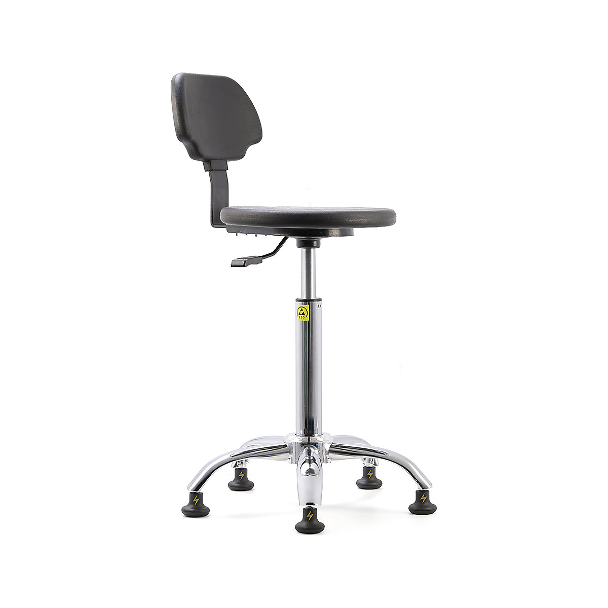 BiGDUG Essentials ESD Anti-Static Stool with Backrest (Product illustration 7)-6