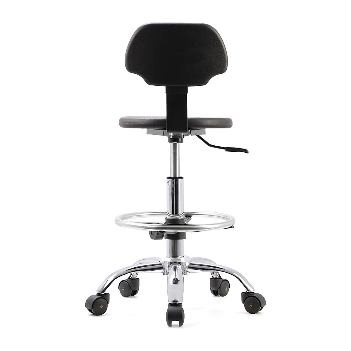 BiGDUG Essentials ESD Anti-Static Stool with Backrest (Product illustration 5)-4