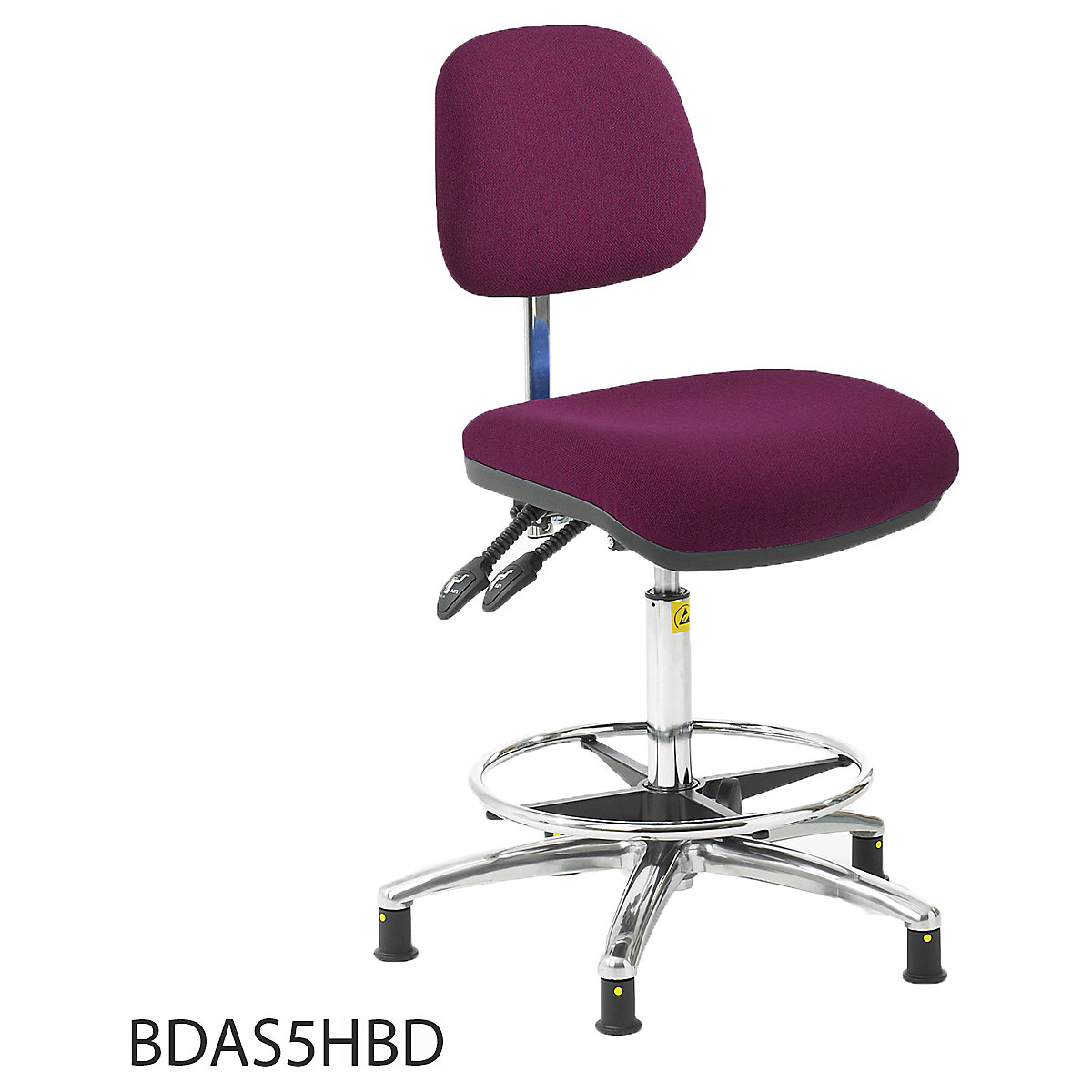 BiGDUG Fully Ergonomic ESD Draughtsman Chairs (Product illustration 3)-2