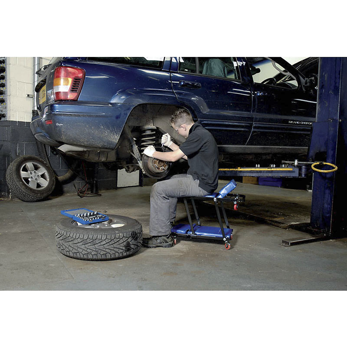 Draper Mechanic's Car Creeper and Seat (Product illustration 3)-2