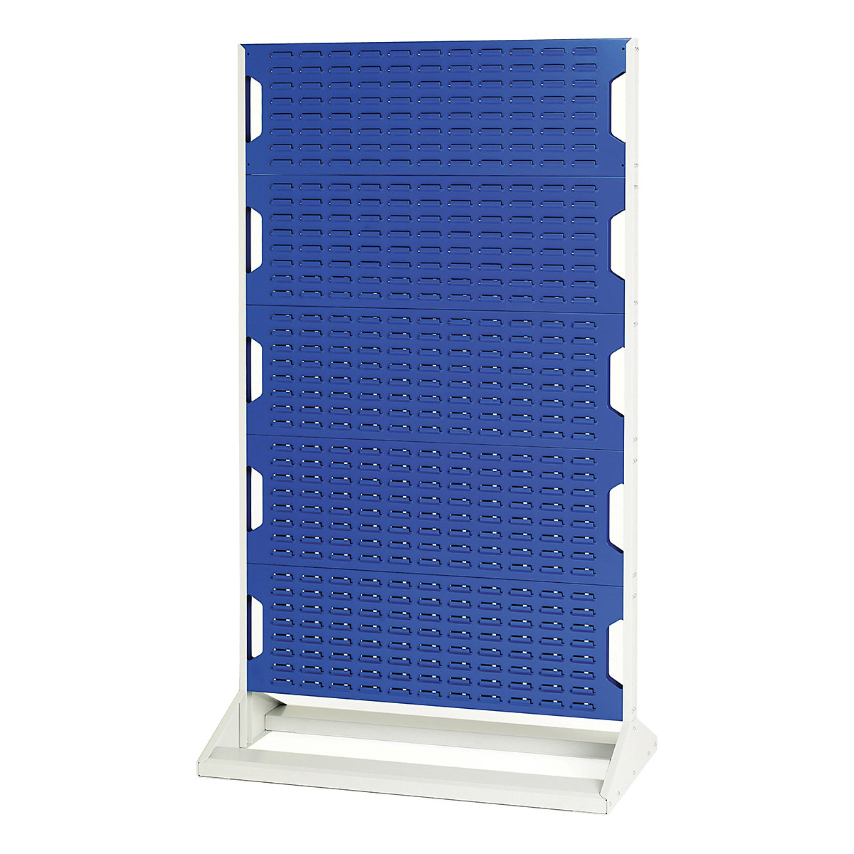 Bott Perfo Louvre Panel Rack | 1775mm High, Bott Perfo Louvre Panel Rack | 1775mm High, Bott Perfo Louvre Panel Rack | Double Sided | 1775h x 1000w x 550d mm | Without Boxes | Blue-0
