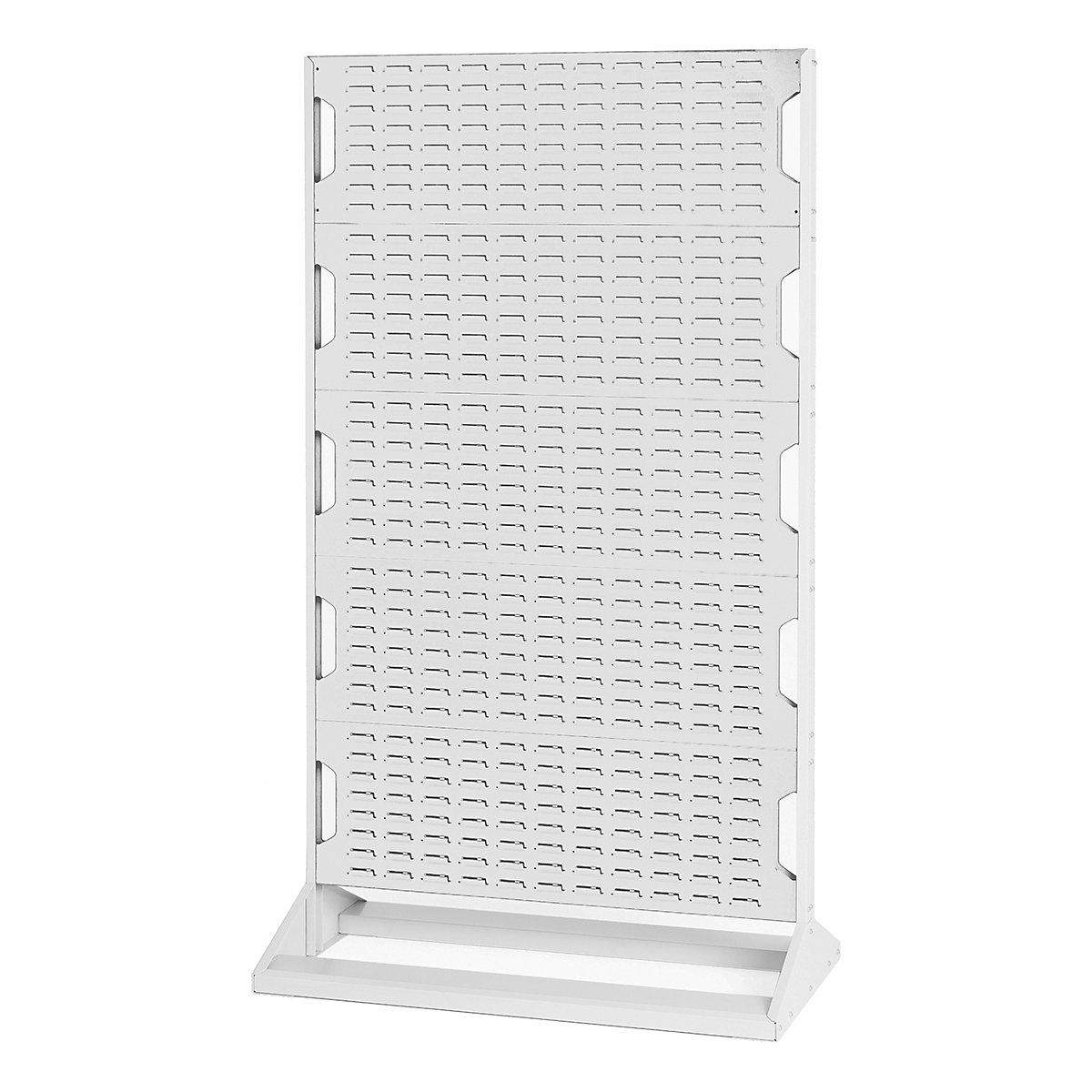 Bott Perfo Louvre Panel Rack | 1775mm High, Bott Perfo Louvre Panel Rack | 1775mm High, Bott Perfo Louvre Panel Rack | Double Sided | 1775h x 1000w x 550d mm | Without Boxes | Light Grey-0
