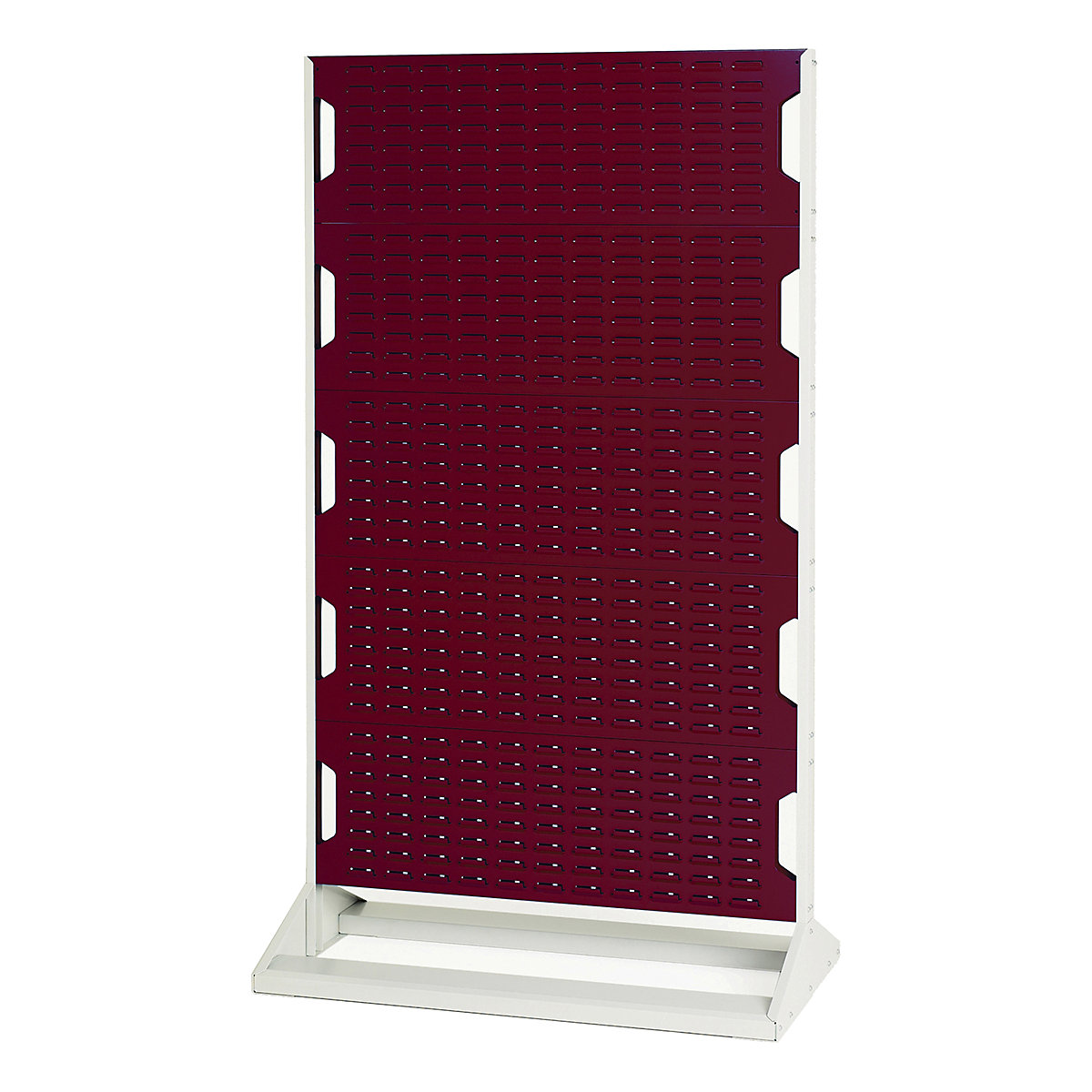 Bott Perfo Louvre Panel Rack | 1775mm High, Bott Perfo Louvre Panel Rack | 1775mm High, Bott Perfo Louvre Panel Rack | Double Sided | 1775h x 1000w x 550d mm | Without Boxes | Red-0