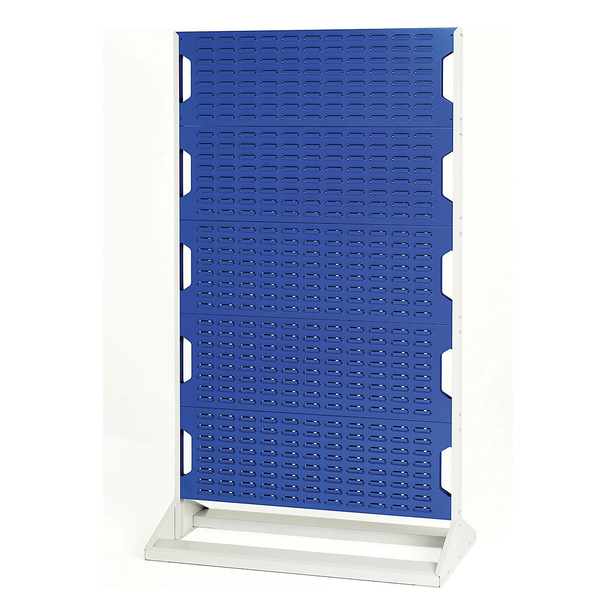 Bott Perfo Louvre Panel Rack | 1775mm High, Bott Perfo Louvre Panel Rack | 1775mm High, Bott Perfo Louvre Panel Rack | Single Sided | 1775h x 1000w x 550d mm | Without Boxes | Blue-0