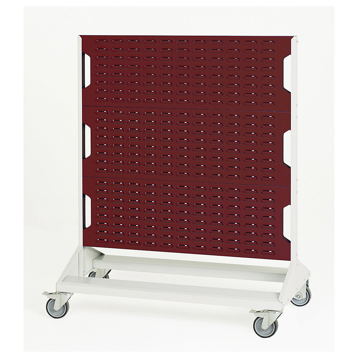 Bott Perfo Louvre Panel Trolleys, Bott Perfo Louvre Panel Trolleys, Bott Perfo Louvre Panel Trolley | Double Sided | 1250h x 1000w x 550d mm | Without Boxes | Red-0