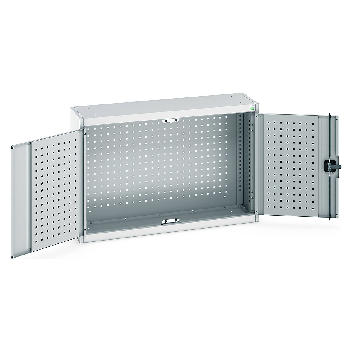 Bott Perfo Wall Cupboards, Bott Perfo Wall Cupboards, Bott Perfo Wall Cupboard | 700h x 1050w x 325d mm | Perforated Door & Back | Cupboard Only | Light Grey Doors | Light Grey Housing-0