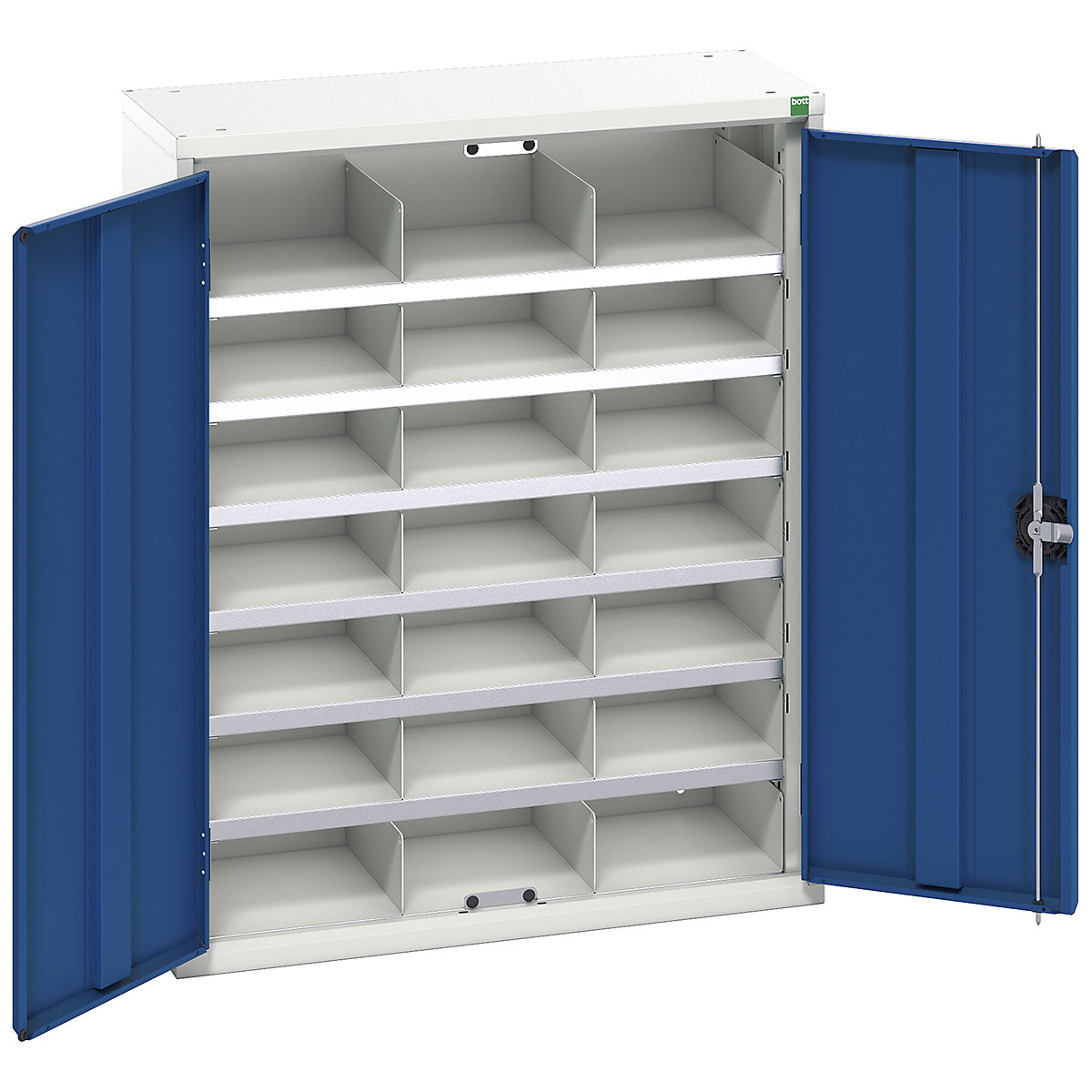 Bott Verso Compartment Cupboards, Bott Verso Compartment Cupboards, Bott Verso Compartment Cupboard | 1000h x 800w x 350d mm | 21 Compartments | Blue-0