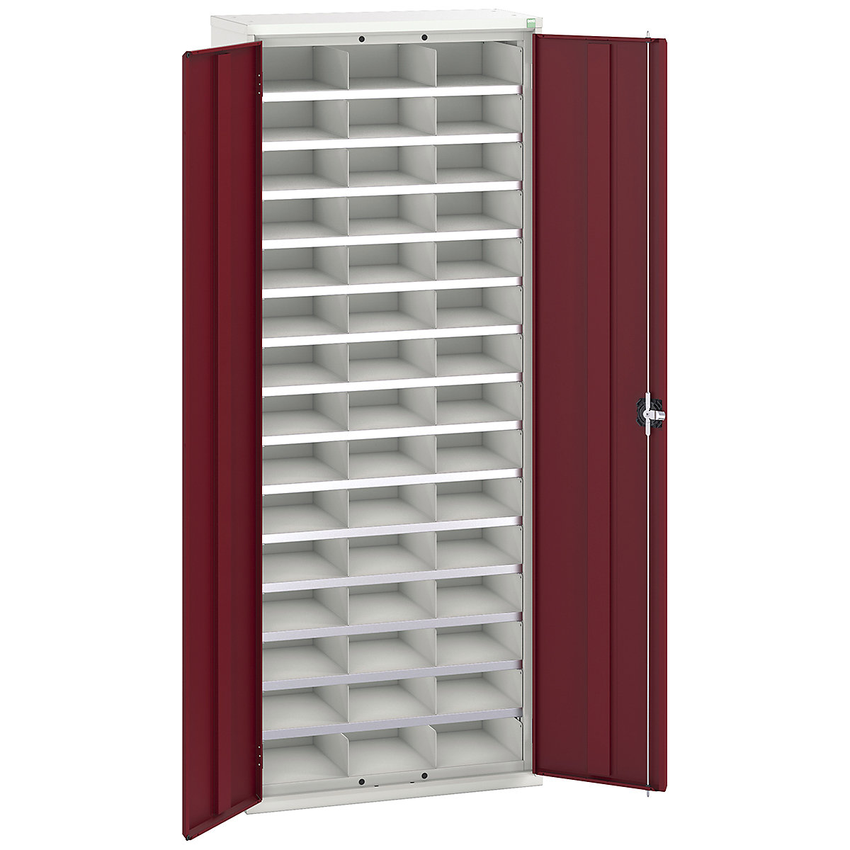 Bott Verso Compartment Cupboards, Bott Verso Compartment Cupboards, Bott Verso Compartment Cupboard | 2000h x 800w x 350d mm | 45 Compartments | Red-0
