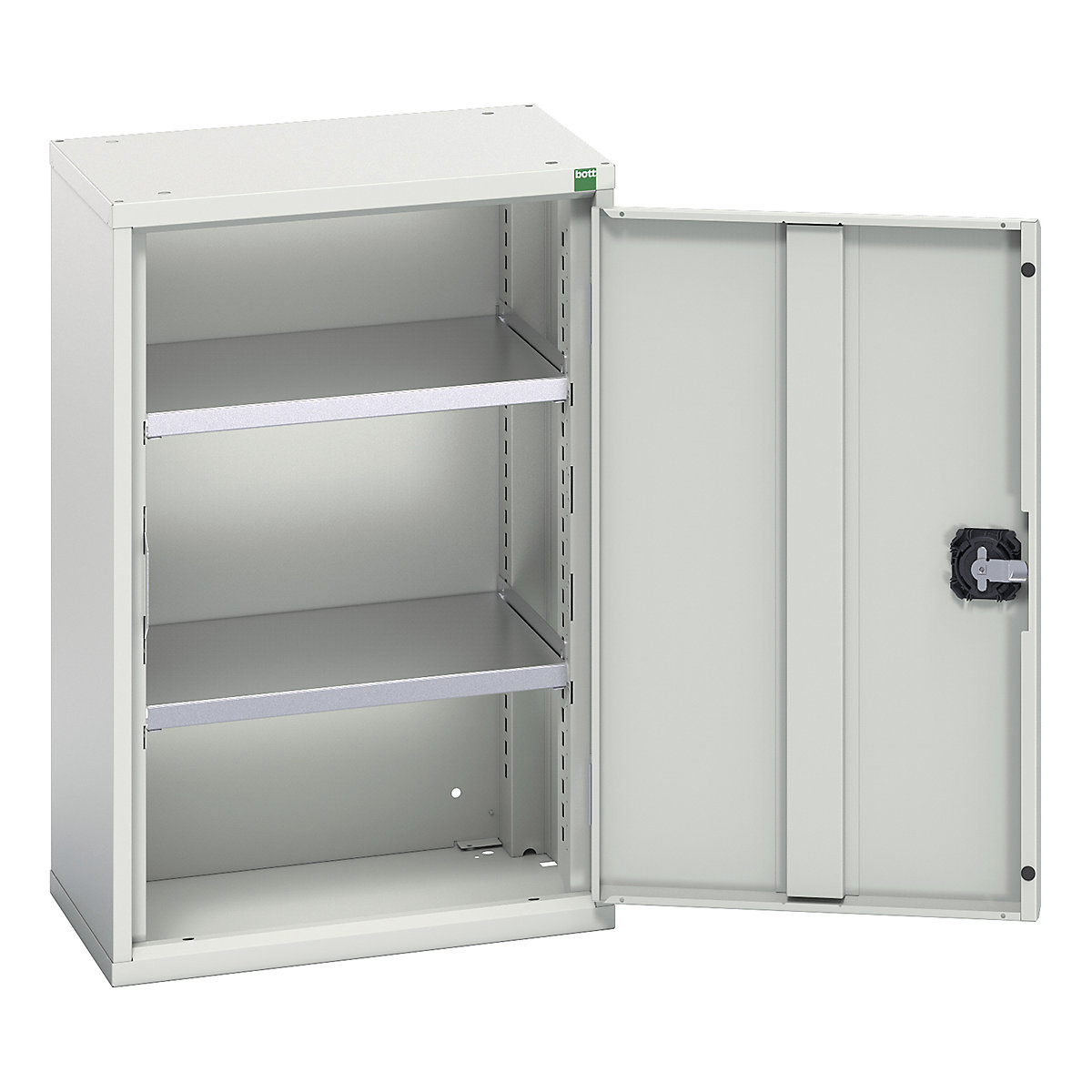 Bott Verso Wall Cupboards, Bott Verso Wall Cupboards, Bott Verso Wall Cupboard | 800h x 525w x 350d mm | 2 Shelves | Light Grey-0