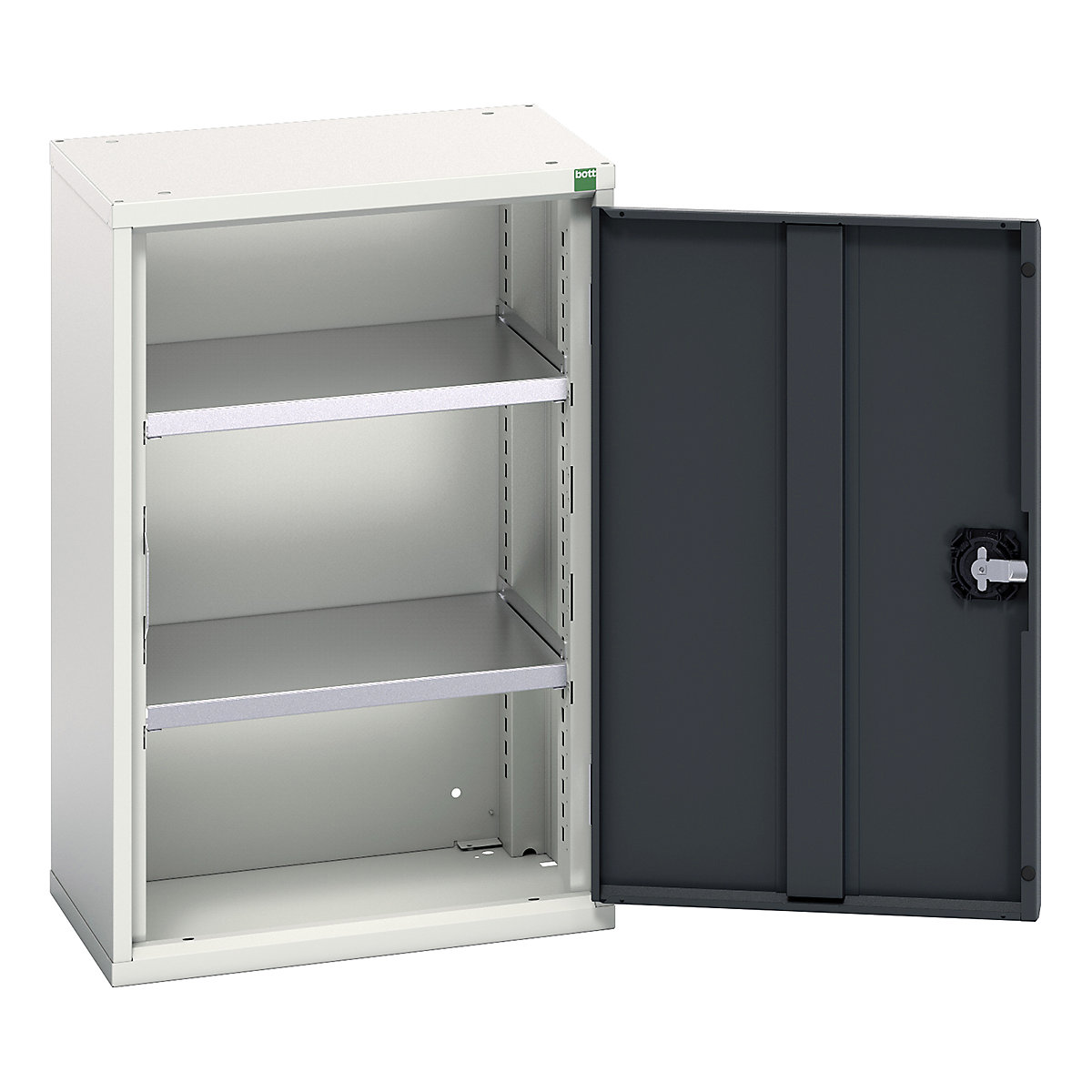 Bott Verso Wall Cupboards, Bott Verso Wall Cupboards, Bott Verso Wall Cupboard | 800h x 525w x 350d mm | 2 Shelves | Anthracite Grey-0