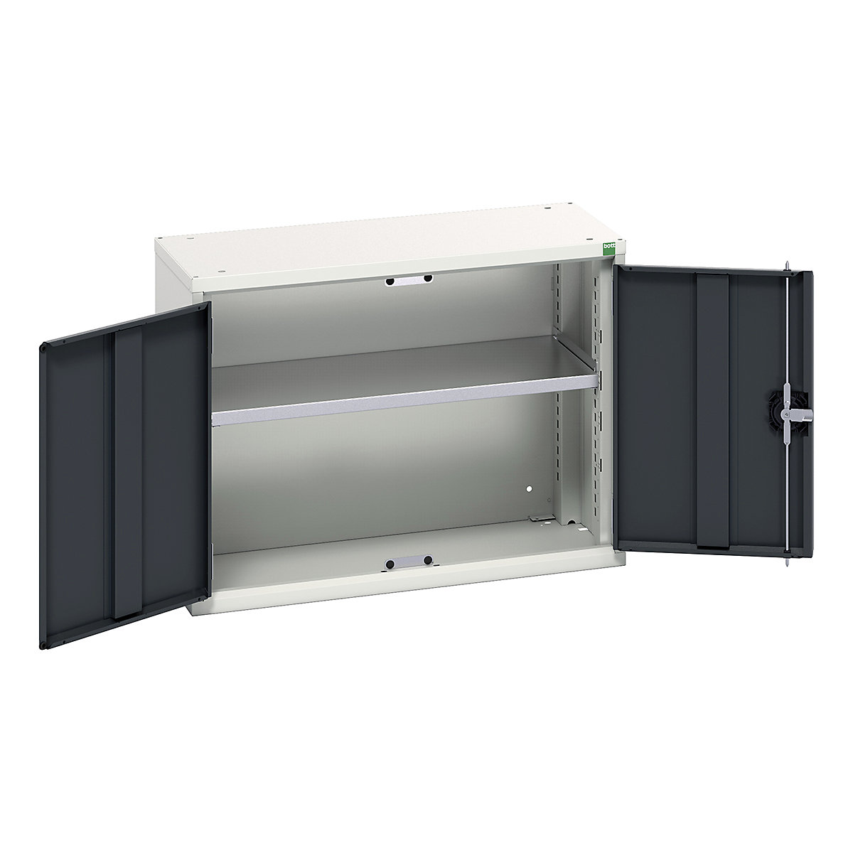 Bott Verso Wall Cupboards, Bott Verso Wall Cupboards, Bott Verso Wall Cupboard | 600h x 800w x 350d mm | 1 Shelf | Anthracite Grey-0