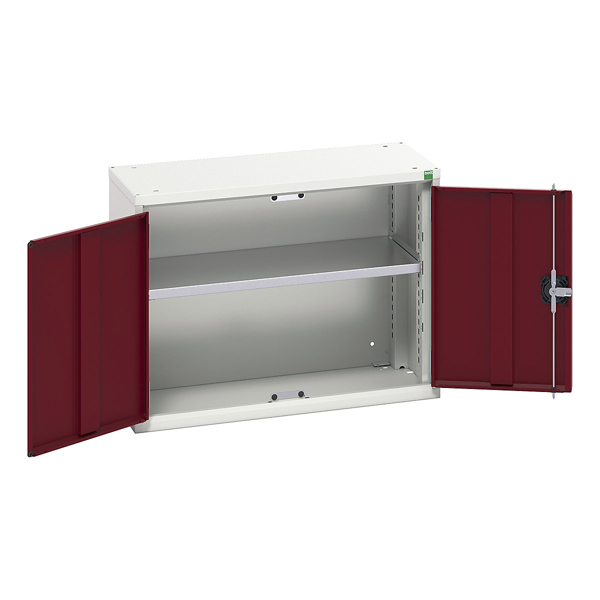 Bott Verso Wall Cupboards, Bott Verso Wall Cupboards, Bott Verso Wall Cupboard | 600h x 800w x 350d mm | 1 Shelf | Red-0