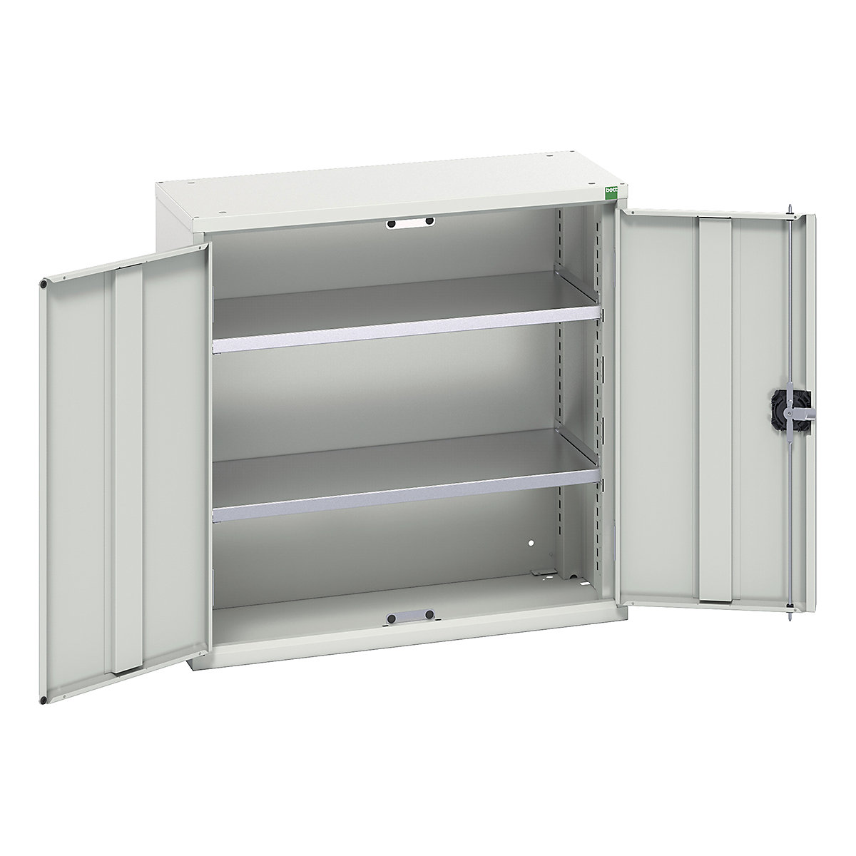 Bott Verso Wall Cupboards, Bott Verso Wall Cupboards, Bott Verso Wall Cupboard | 800h x 800w x 350d mm | 2 Shelves | Light Grey-0