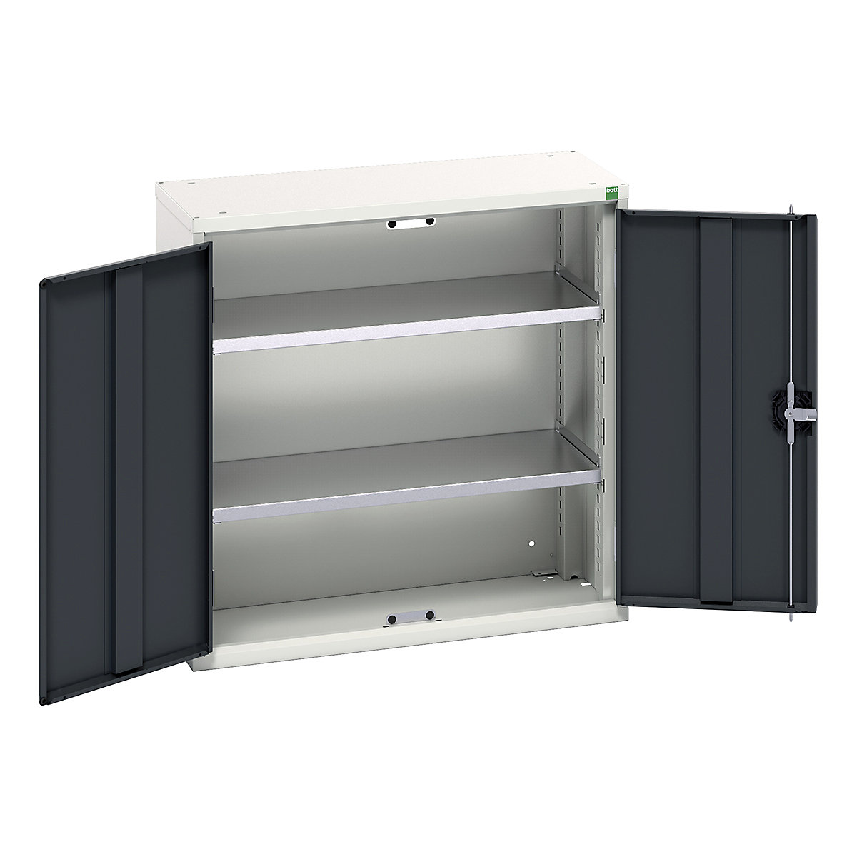 Bott Verso Wall Cupboards, Bott Verso Wall Cupboards, Bott Verso Wall Cupboard | 800h x 800w x 350d mm | 2 Shelves | Anthracite Grey-0