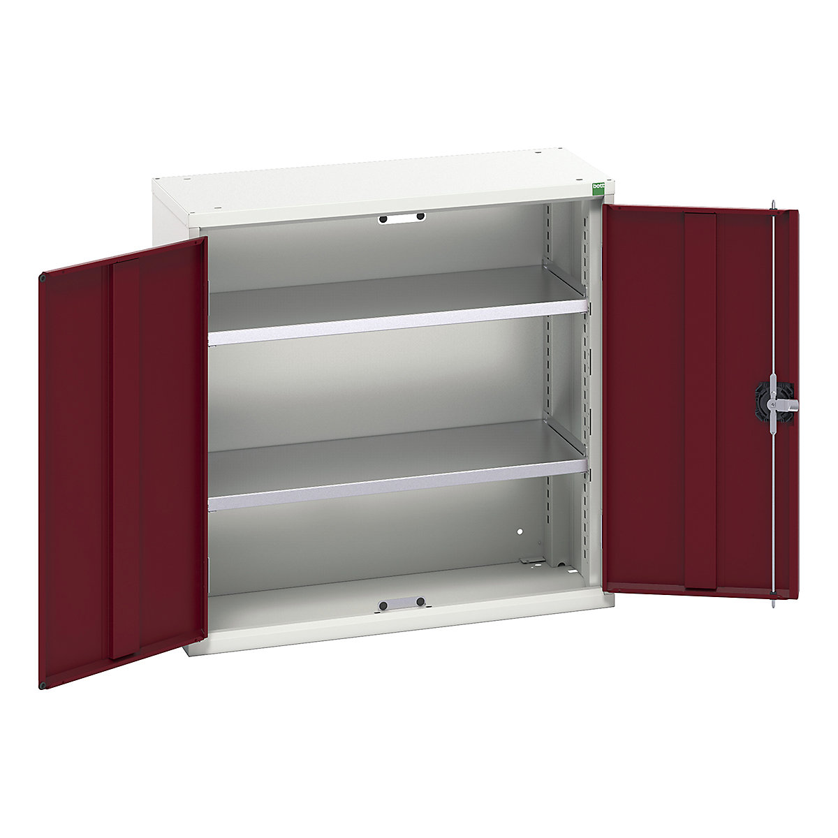 Bott Verso Wall Cupboards, Bott Verso Wall Cupboards, Bott Verso Wall Cupboard | 800h x 800w x 350d mm | 2 Shelves | Red-0