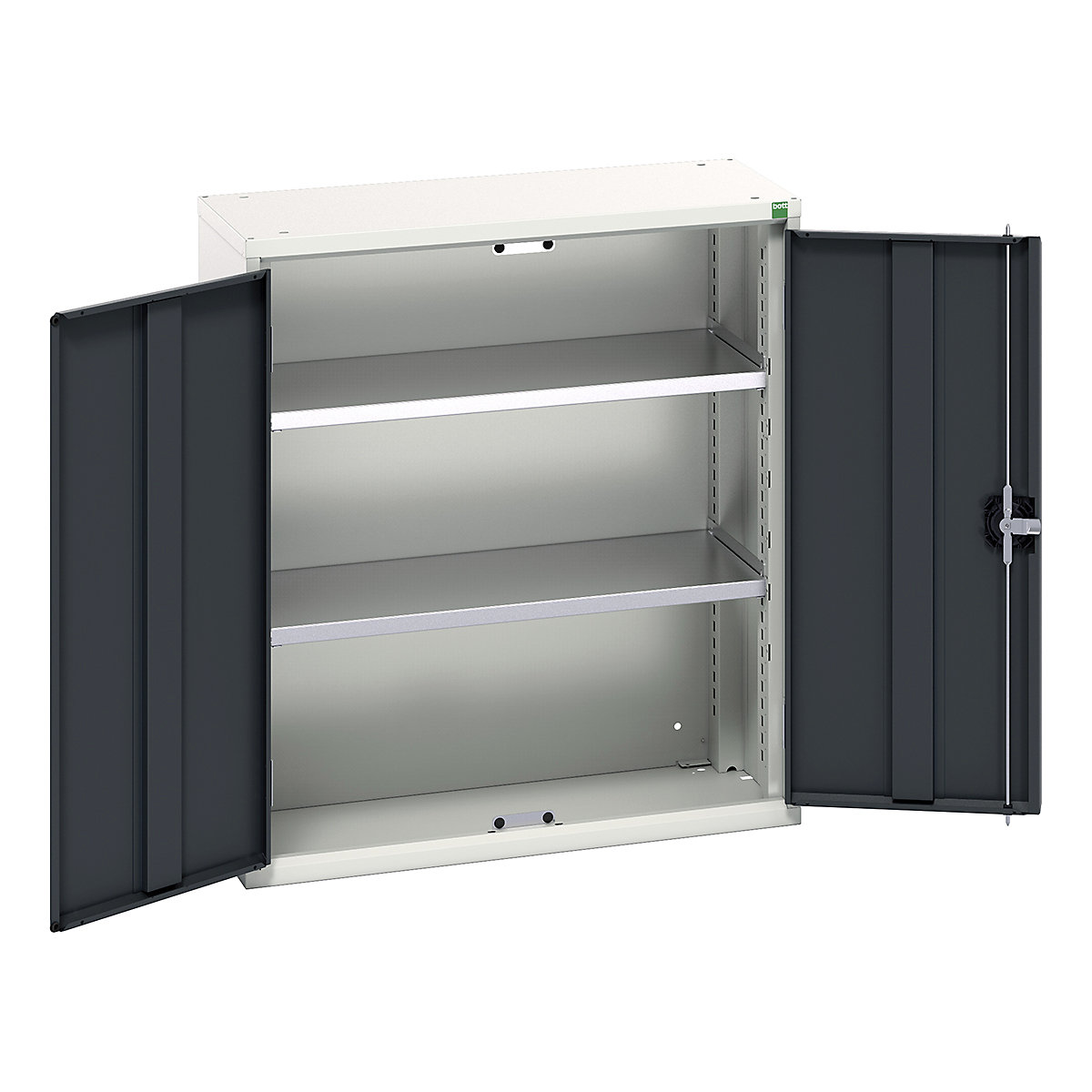 Bott Verso Wall Cupboards, Bott Verso Wall Cupboards, Bott Verso Wall Cupboard | 900h x 800w x 350d mm | 2 Shelves | Anthracite Grey-0