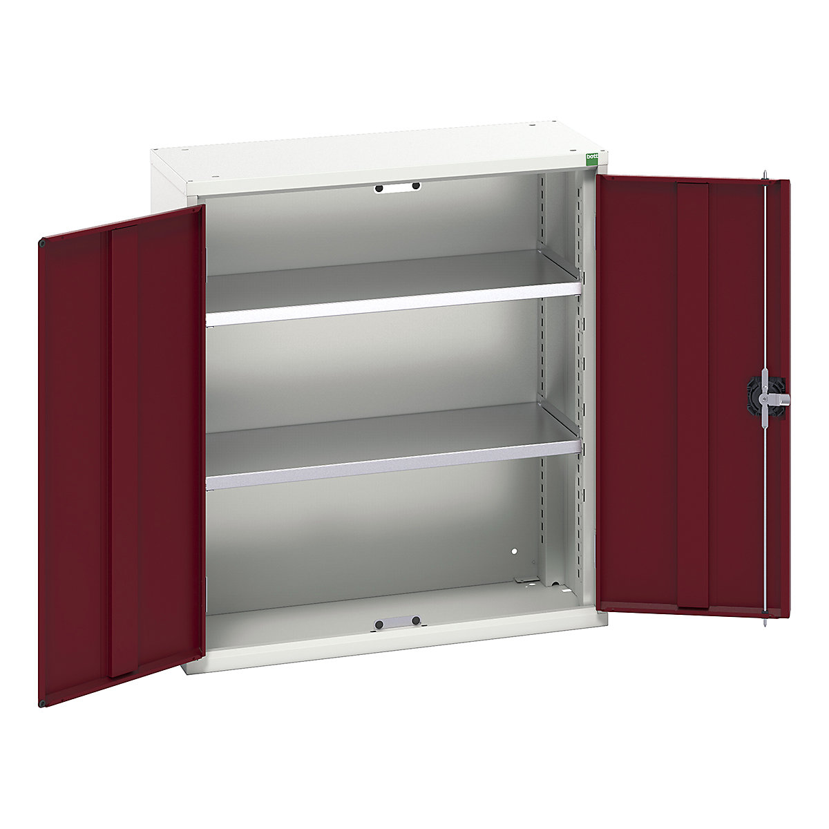 Bott Verso Wall Cupboards, Bott Verso Wall Cupboards, Bott Verso Wall Cupboard | 900h x 800w x 350d mm | 2 Shelves | Red-0