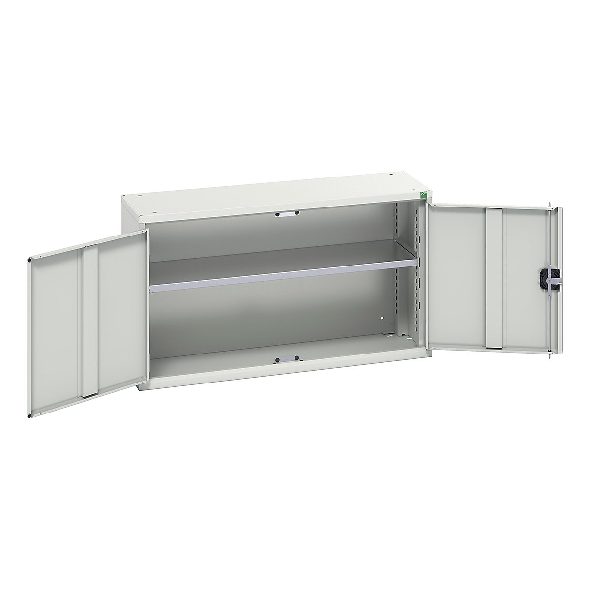 Bott Verso Wall Cupboards, Bott Verso Wall Cupboards, Bott Verso Wall Cupboard | 600h x 1050w x 350d mm | 1 Shelf | Light Grey-0