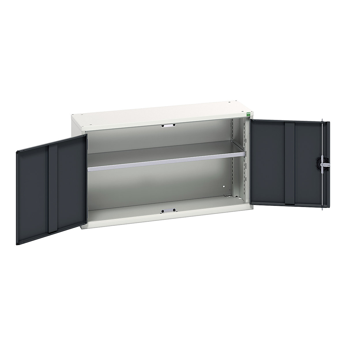 Bott Verso Wall Cupboards, Bott Verso Wall Cupboards, Bott Verso Wall Cupboard | 600h x 1050w x 350d mm | 1 Shelf | Anthracite Grey-0