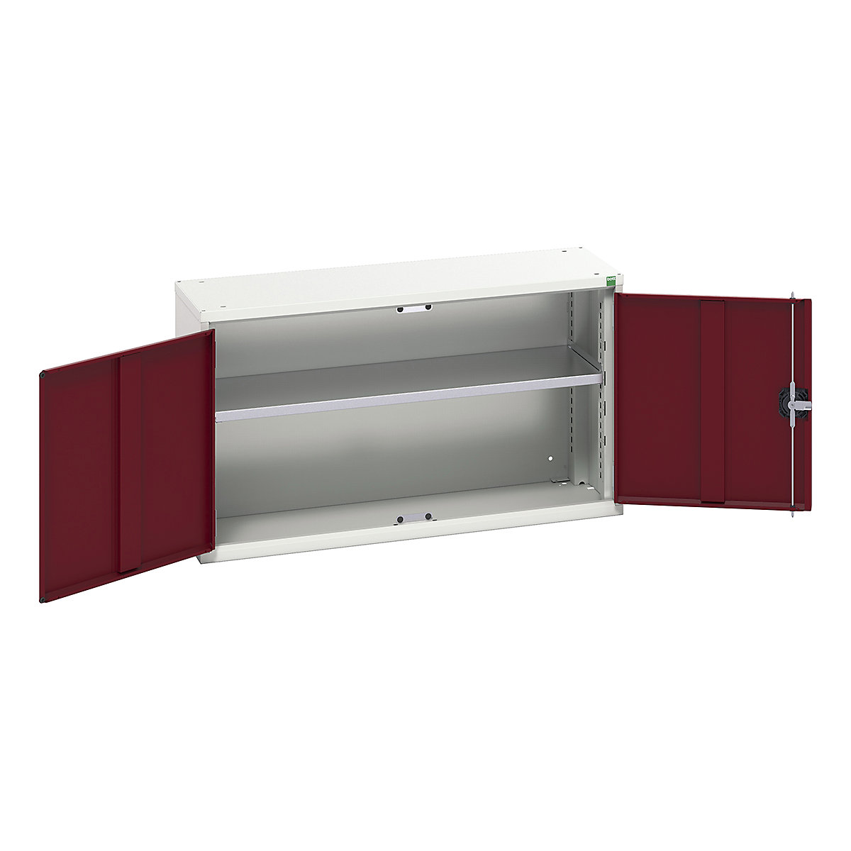 Bott Verso Wall Cupboards, Bott Verso Wall Cupboards, Bott Verso Wall Cupboard | 600h x 1050w x 350d mm | 1 Shelf | Red-0