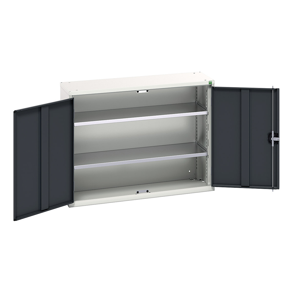 Bott Verso Wall Cupboards, Bott Verso Wall Cupboards, Bott Verso Wall Cupboard | 800h x 1050w x 350d mm | 2 Shelves | Anthracite Grey-0