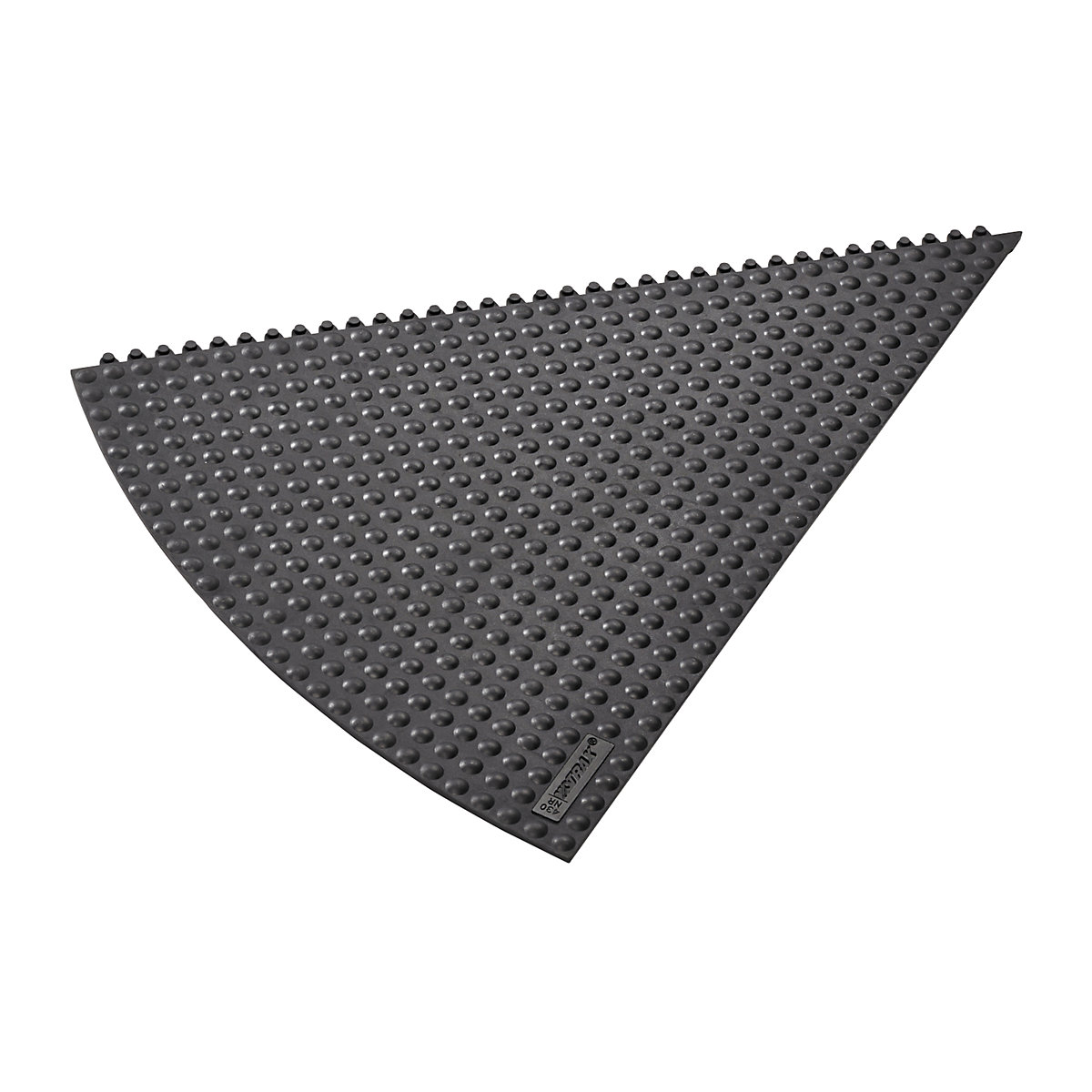 Floor tile, studded natural rubber 45° – NOTRAX