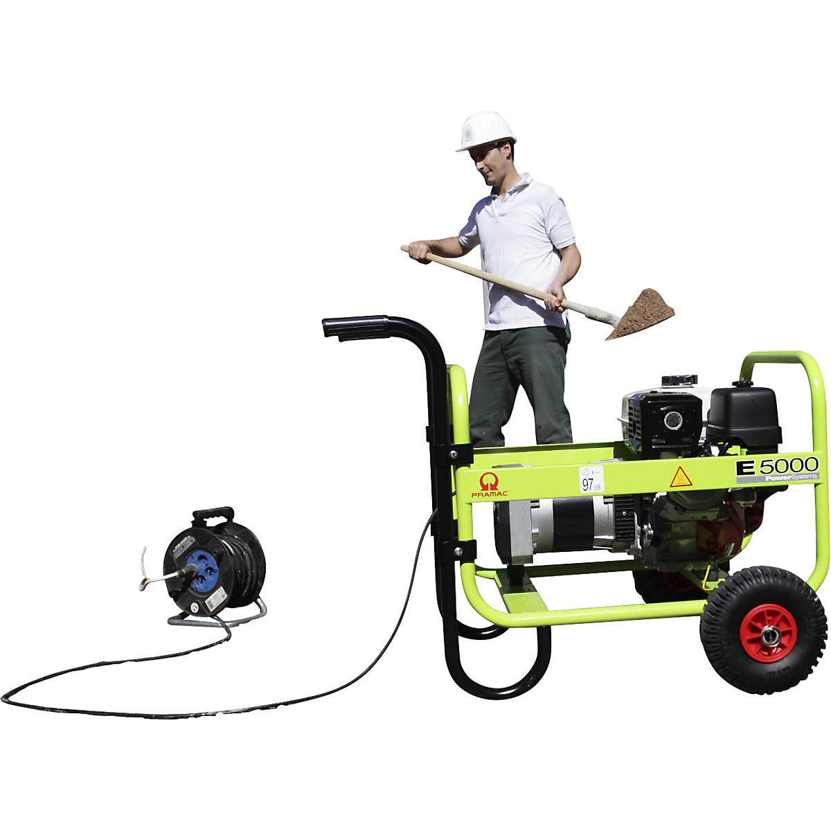 E series power generator – petrol, 230 V – Pramac (Product illustration 3)-2