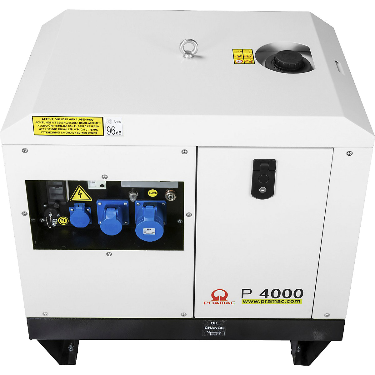 P series power generator, diesel, 230 V – Pramac (Product illustration 3)-2