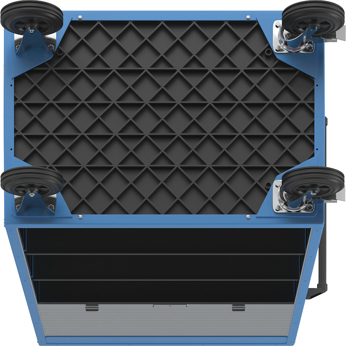 Cupboard trolley, LxWxH 1050 x 740 x 1785 mm – eurokraft pro (Product illustration 5)-4