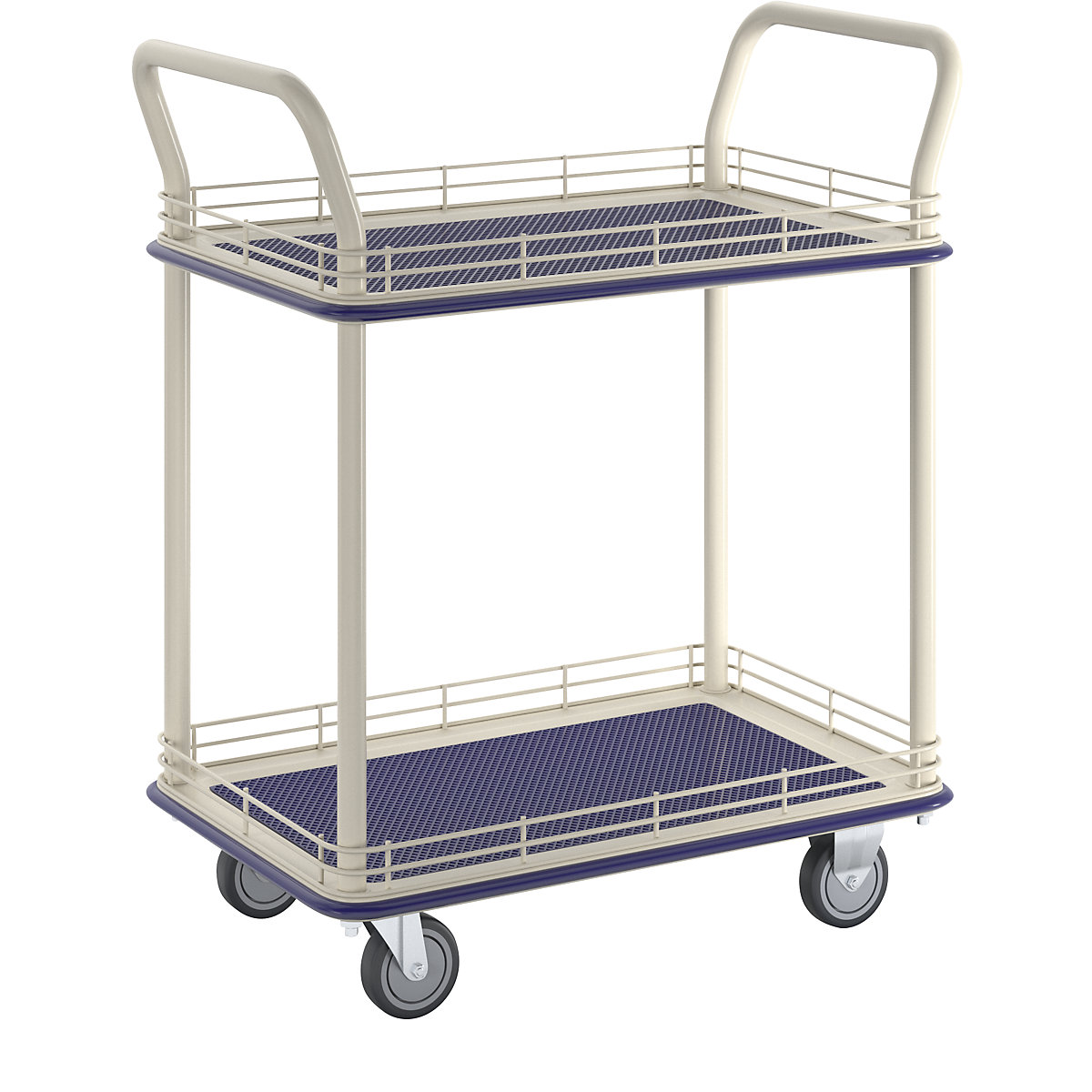 Industrial table trolley, with two shelves, max. load 200 kg-1