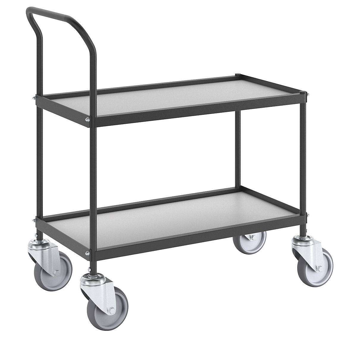 Serving and clearing trolley, 2 shelves, LxWxH 720 x 380 x 855 mm-5