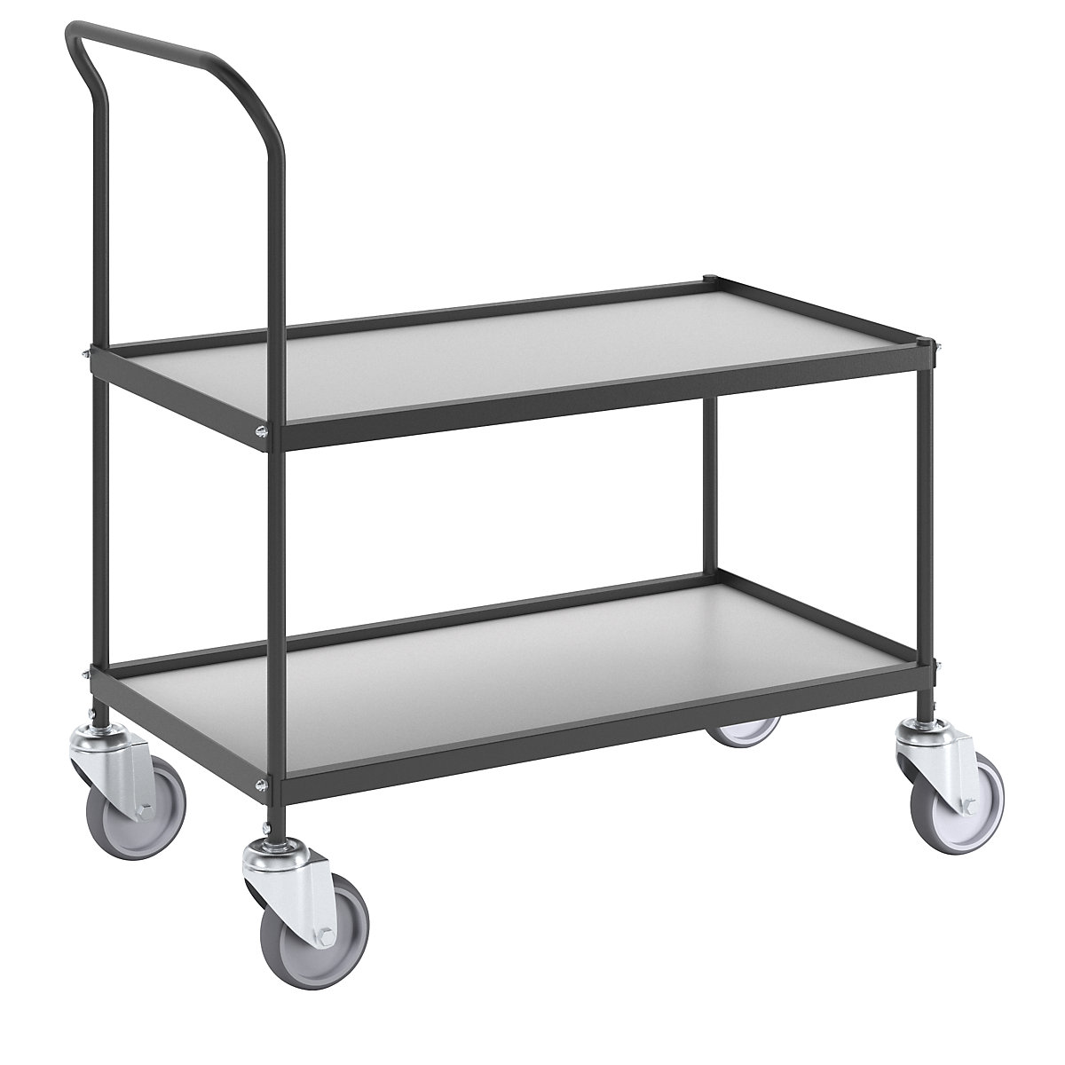 Serving and clearing trolley, 2 shelves, LxWxH 840 x 470 x 960 mm-3