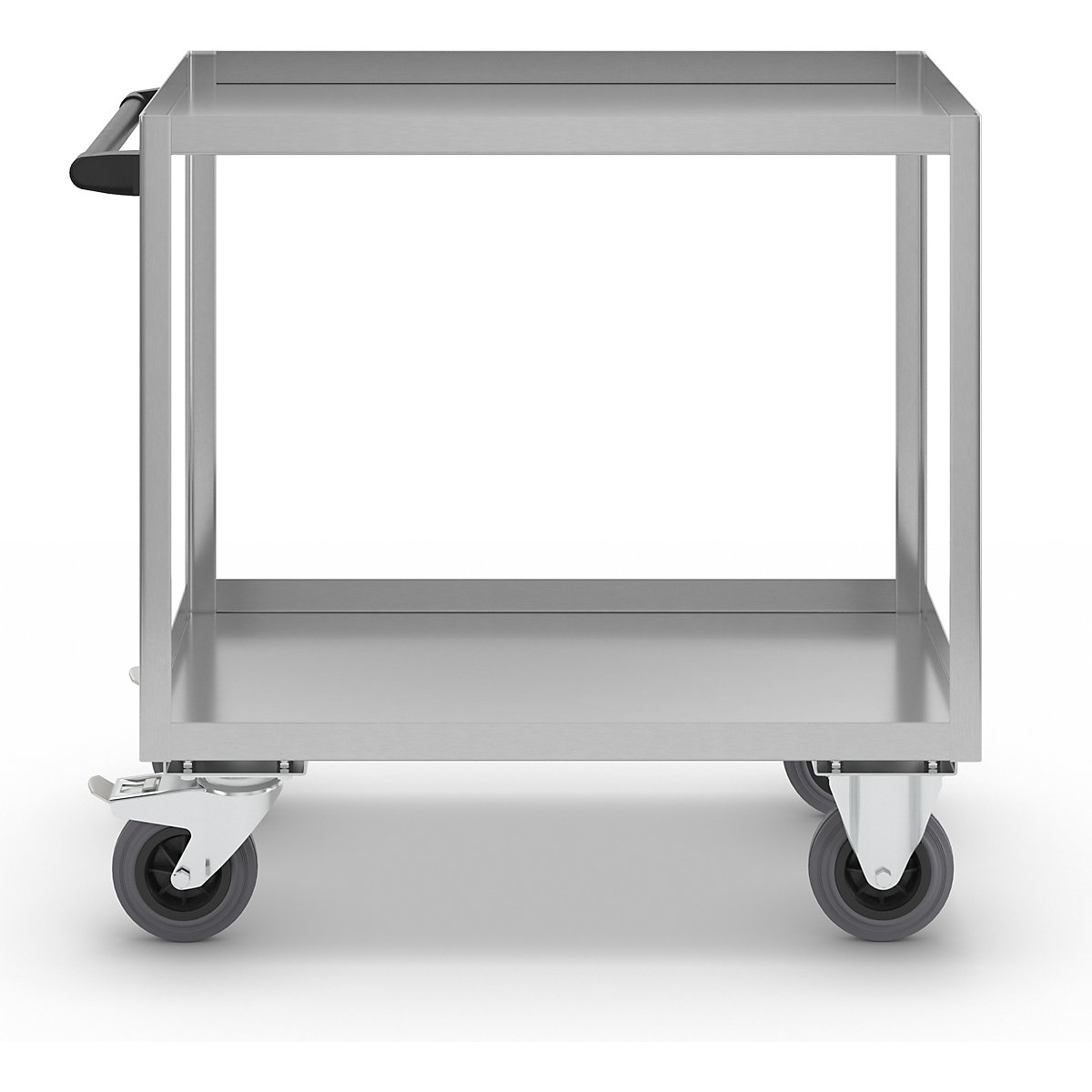 Stainless steel platform trolley – eurokraft pro (Product illustration 8)-7