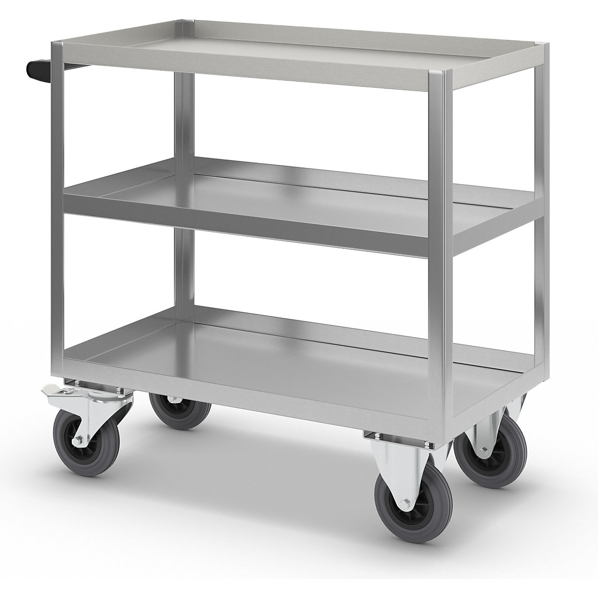 Stainless steel platform trolley – eurokraft pro (Product illustration 15)-14