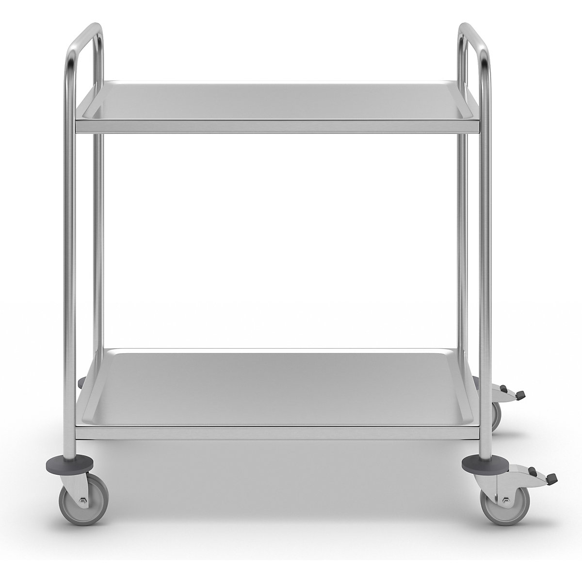 Stainless steel serving trolley – Kongamek (Product illustration 9)-8