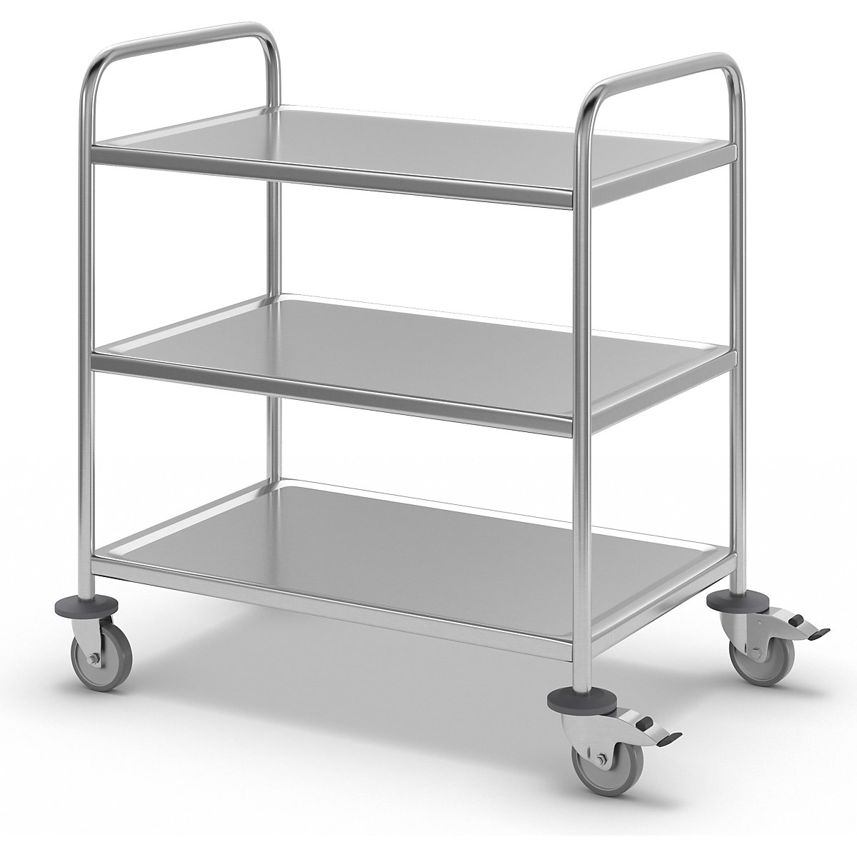Stainless steel serving trolley – Kongamek (Product illustration 8)-7