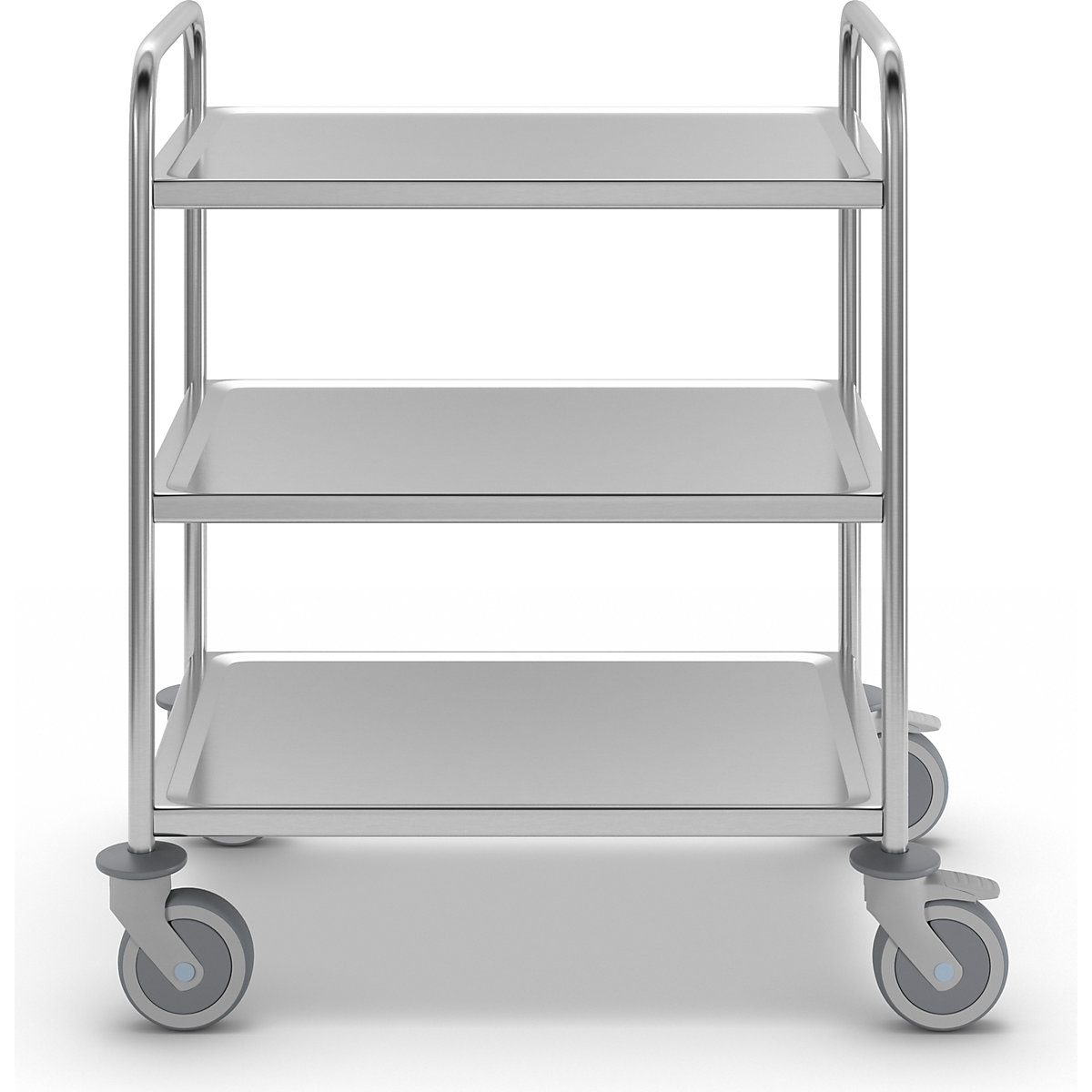 Stainless steel serving trolley – Kongamek (Product illustration 10)-9
